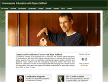 Tablet Screenshot of cranioschool.com